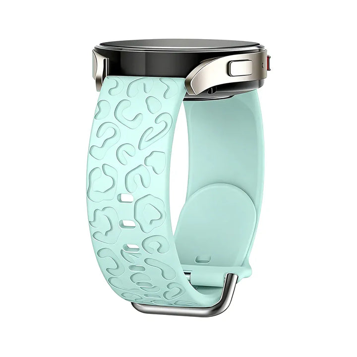 Leopard Sports Band For Samsung Watch Galaxy 4 40mm 44mm / Mint green DX251210108