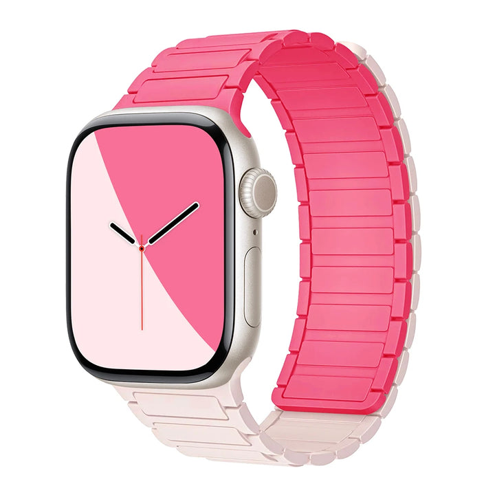 Magnetiskt silikon Klockarmband