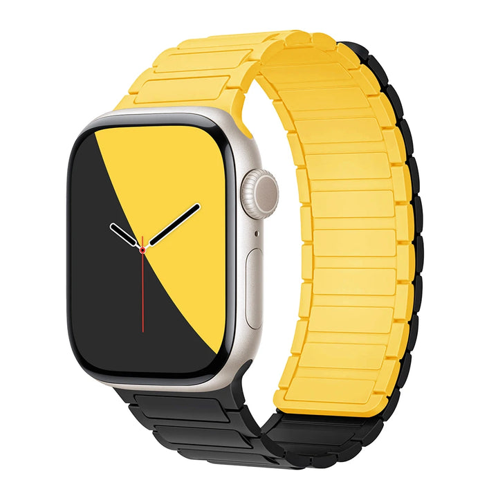 Magnetiskt silikon Klockarmband