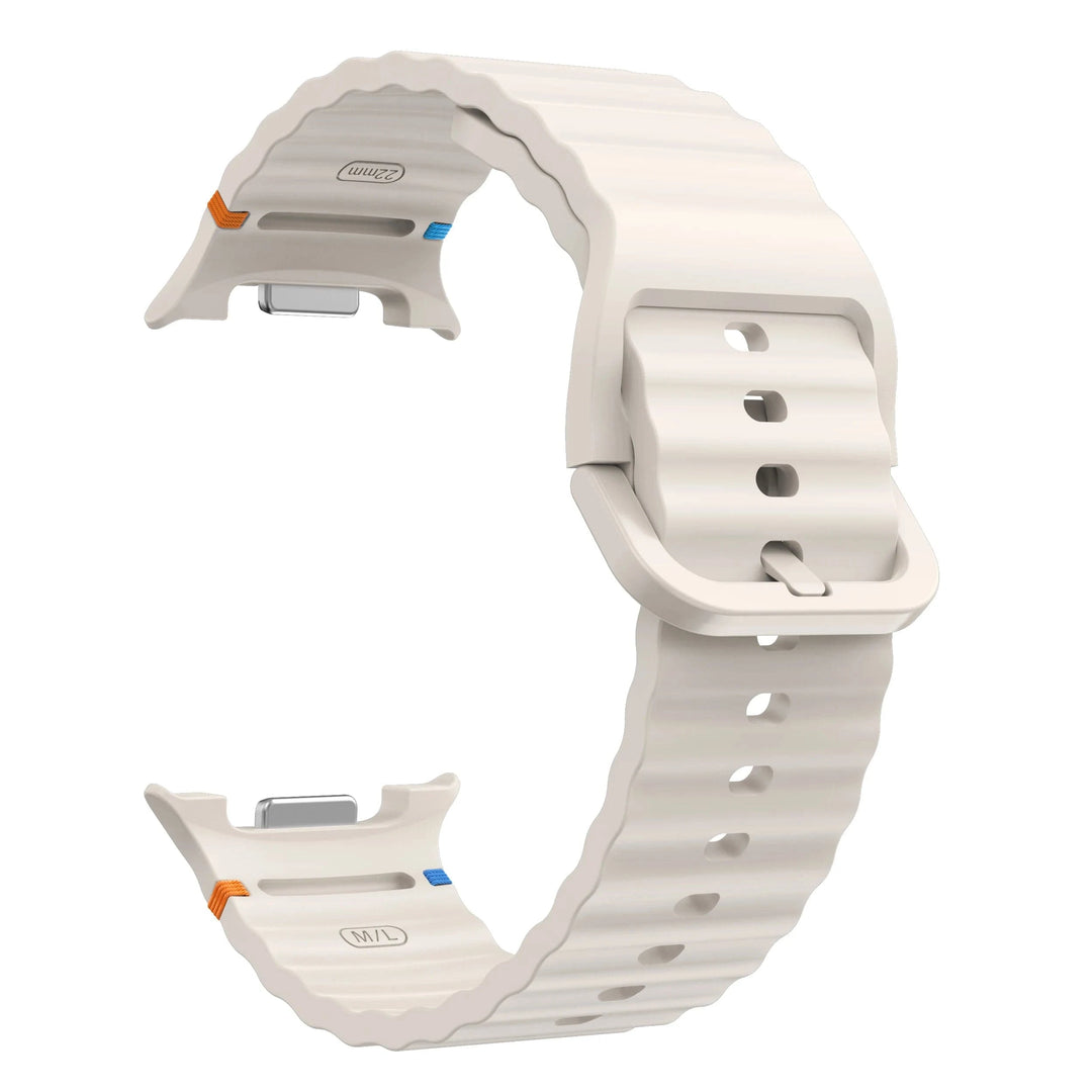 Silicone Sports Band For Samsung Watch 8 Starlight / galaxy watch 8 40mm 200000049:100013775#Starlight;200000051:100016950#galaxy watch 8 40mm;200007763:201336100
