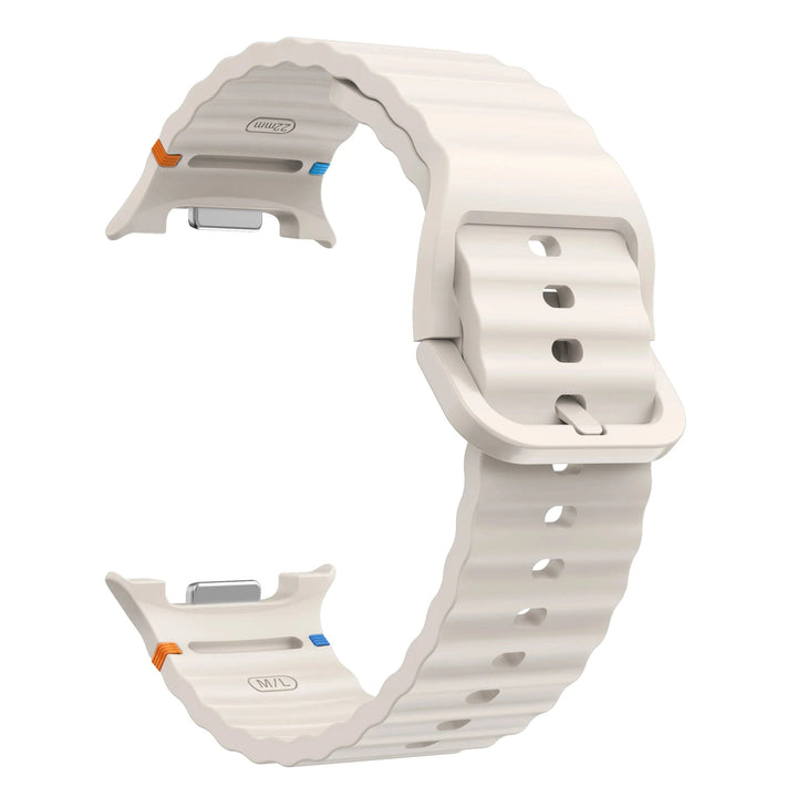 Silicone Sports Band For Samsung Watch 8 Starlight / galaxy watch 8 40mm 200000049:100013775#Starlight;200000051:100016950#galaxy watch 8 40mm;200007763:201336100
