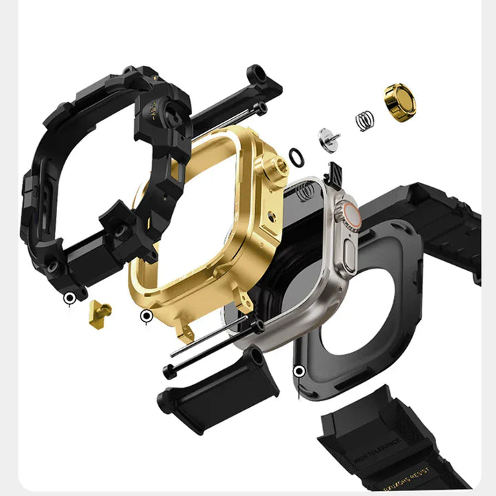 Tactical Watch Band With Built In Case