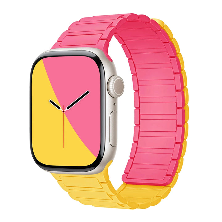Magnetiskt silikon Klockarmband
