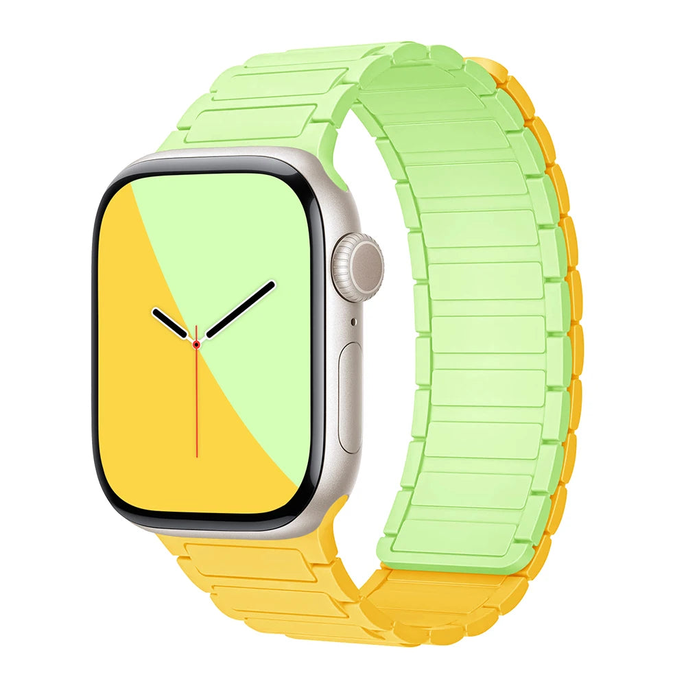 Magnetiskt silikon Klockarmband