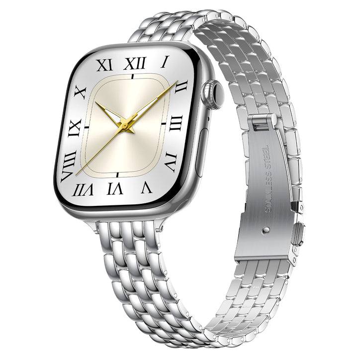 Classic Link Slim Stainless Steel Watch Band