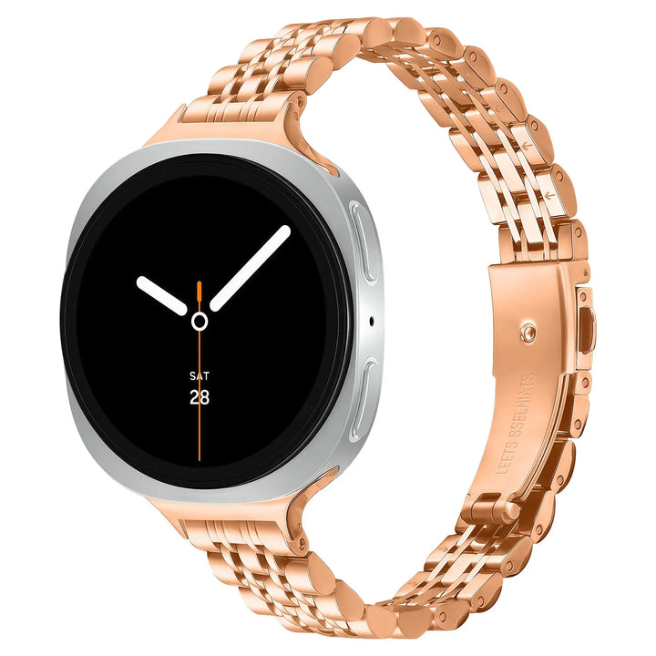 Slim Stainless Steel Bracelet Band For Samsung Watch 8 Galaxy watch 8 40mm / Slim Rose Gold DX250920203&DP204130301