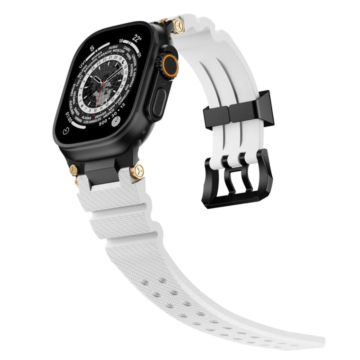 Mens Watch Band White - Black / Ultra  Ultra 2 (49mm) DP2506112L06