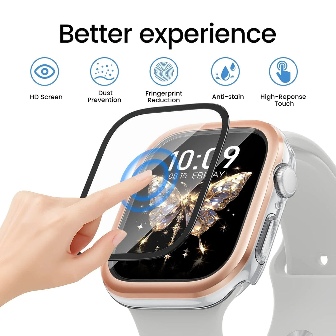 Tempered Glass Metal Case