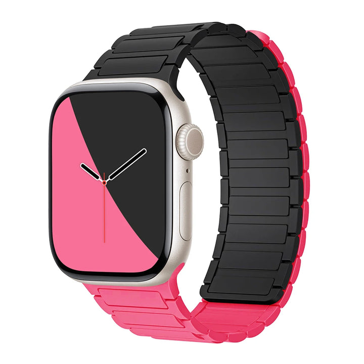 Magnetiskt silikon Klockarmband