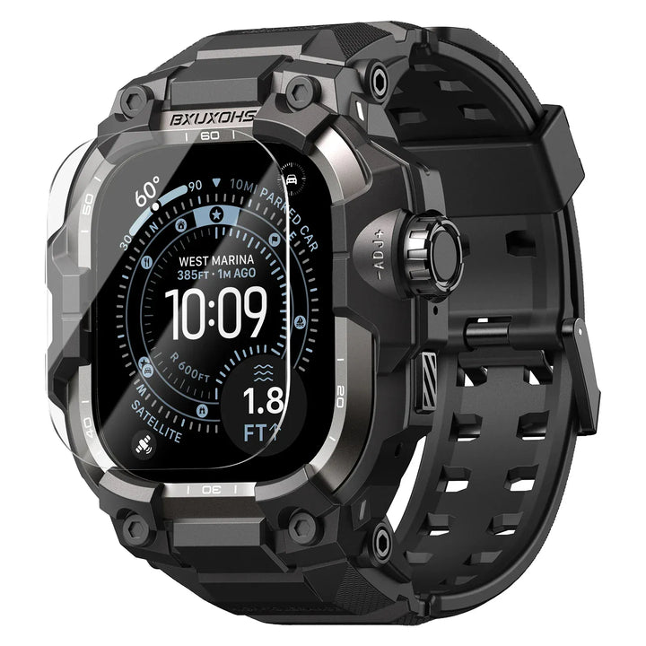 Tactical Watch Band With Built In Case