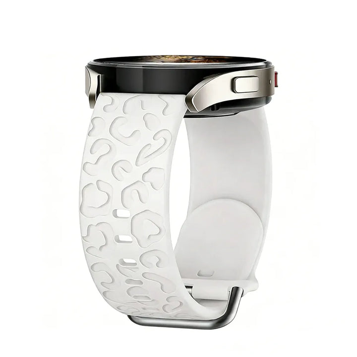Leopard Sports Band For Samsung Watch Galaxy 4 40mm 44mm / White DX251210102