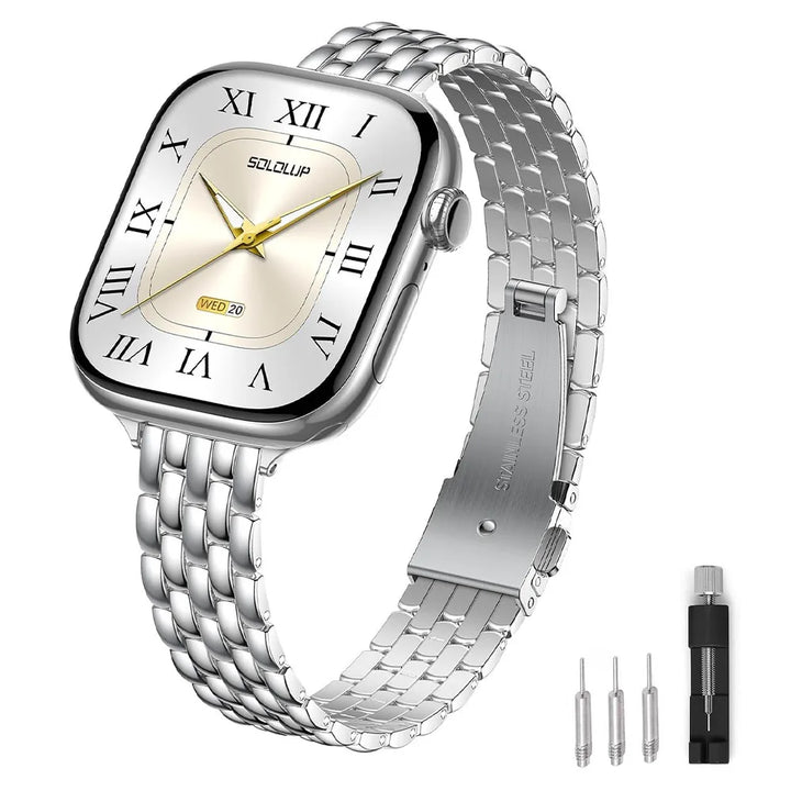 Classic Link Slim Stainless Steel Watch Band