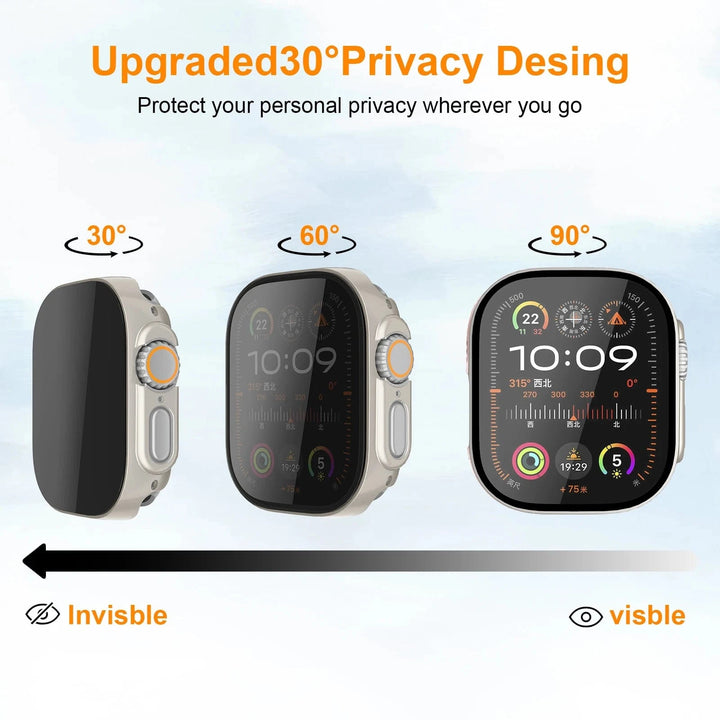 Privacy Tempered Glass Watch Screen Protector