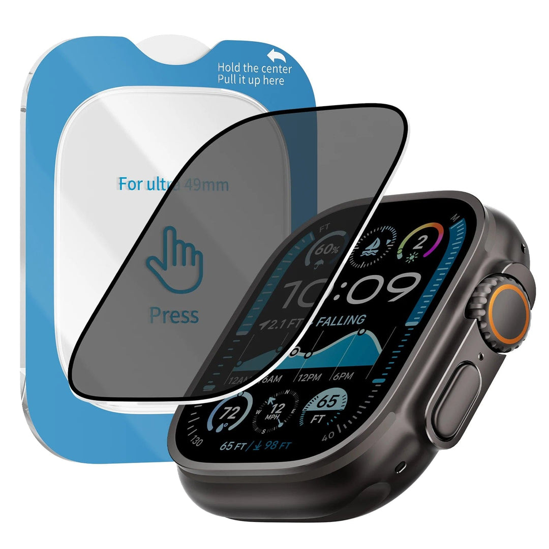 Tempered Glass Apple Watch Ultra Screen Protector Privacy Film 1pc / 49MM Ultra 2 14:29#privacy film 1pc;200000046:16114576080#49MM Ultra 2;200007763:201336106