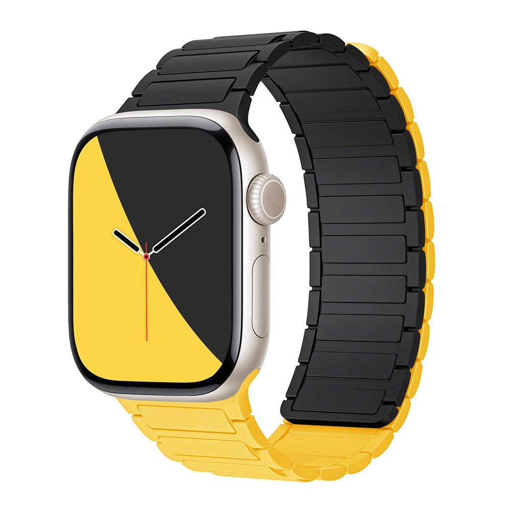 Magnetiskt silikon Klockarmband