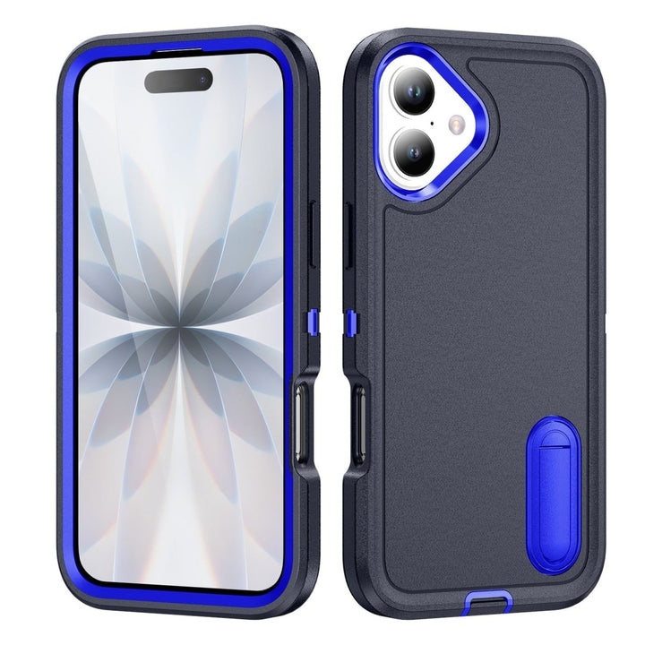 Shockproof Kickstand Phone Case iPhone 17 Dark Blue & Blue Parkfield Supplies