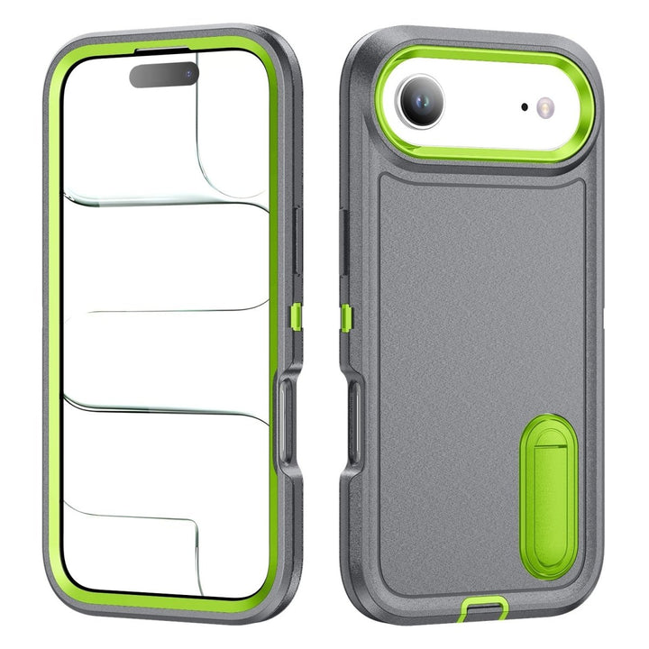 Shockproof Kickstand Phone Case iPhone Air Gray & Green Parkfield Supplies