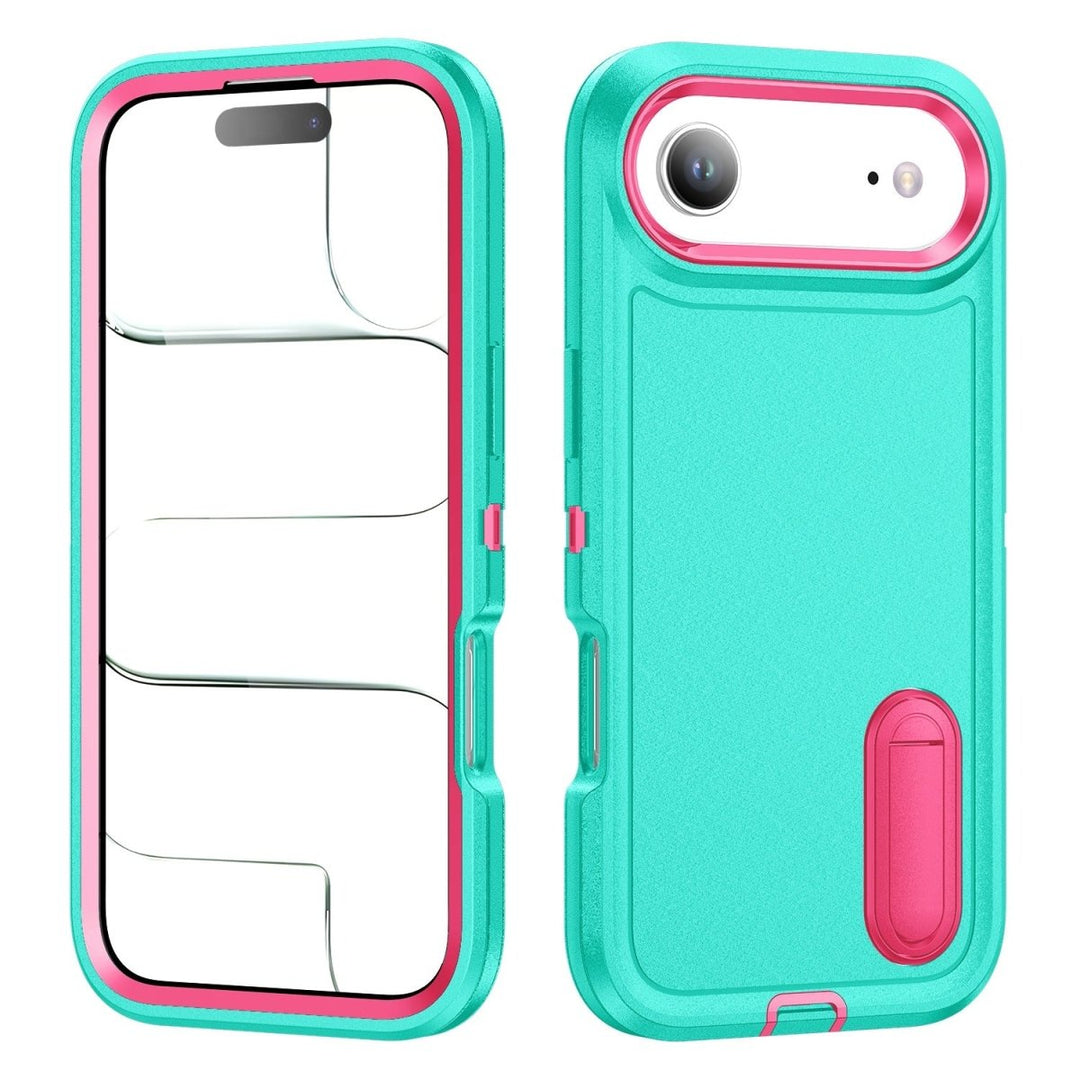 Shockproof Kickstand Phone Case iPhone Air Teal Green & Pink Parkfield Supplies