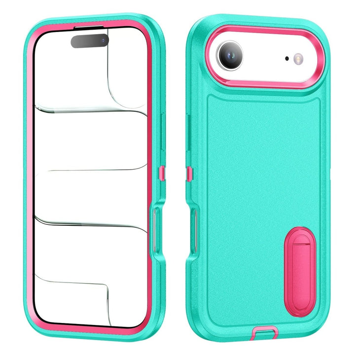 Shockproof Kickstand Phone Case iPhone Air Teal Green & Pink Parkfield Supplies