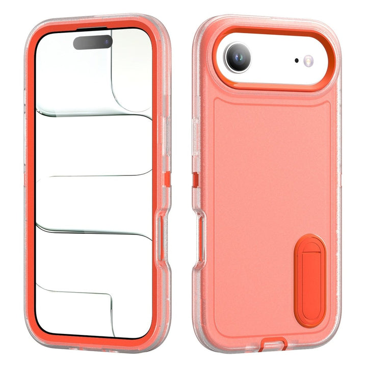 Shockproof Kickstand Phone Case iPhone Air Clear & Orange Parkfield Supplies