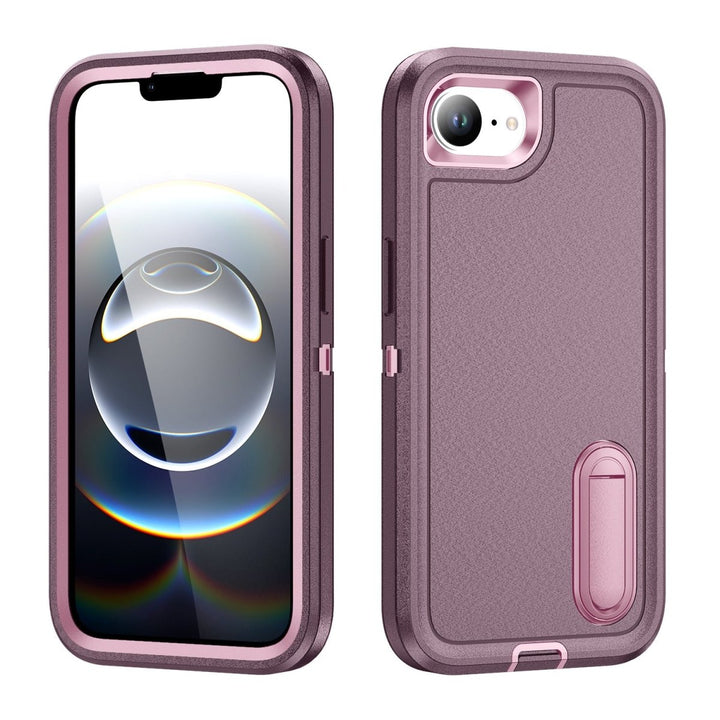 Shockproof Kickstand Phone Case iPhone 16e Purple & Pink Parkfield Supplies