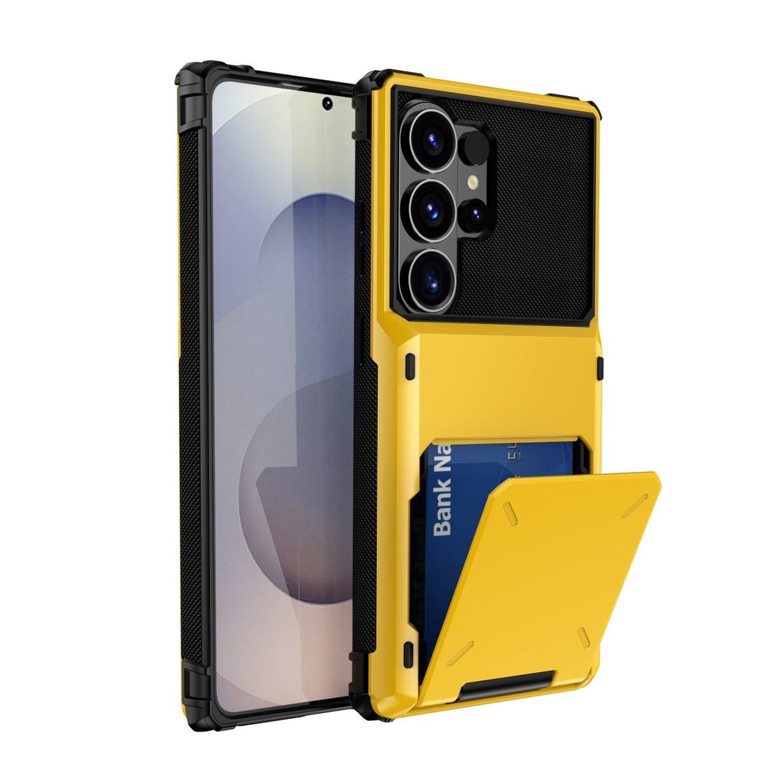 Shockproof Wallet Case For Samsung Galaxy Galaxy S26 Ultra Yellow Parkfield Supplies