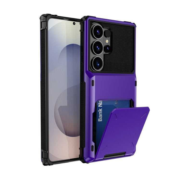 Shockproof Wallet Case For Samsung Galaxy Galaxy S26 Ultra Purple Parkfield Supplies