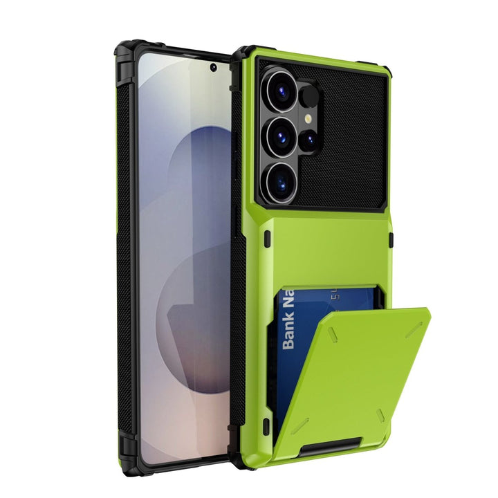 Shockproof Wallet Case For Samsung Galaxy Galaxy S26 Ultra Green Parkfield Supplies