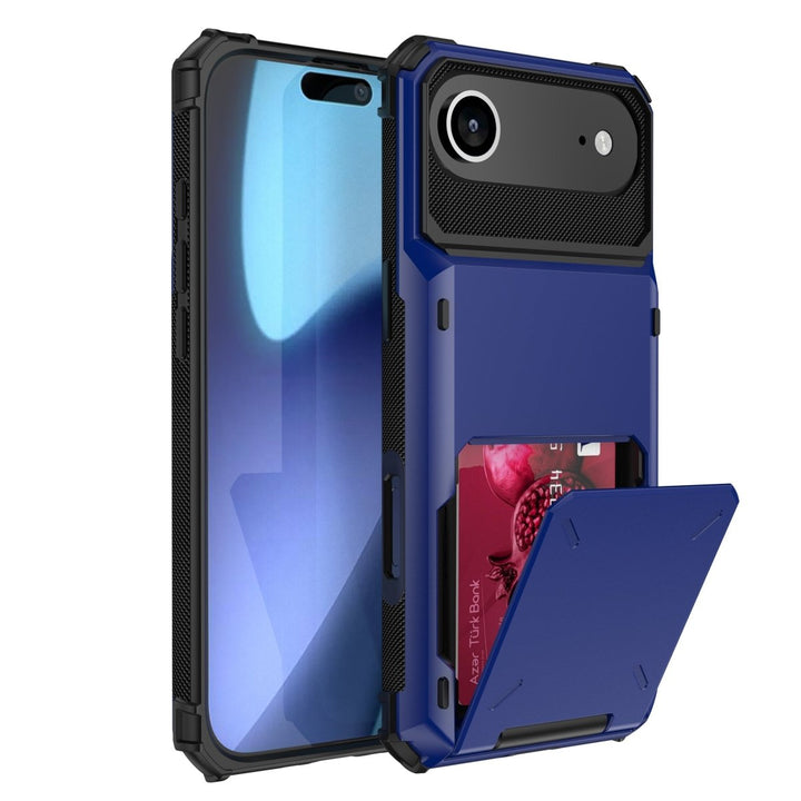 Shockproof Wallet Phone Case iPhone Air Blue Parkfield Supplies