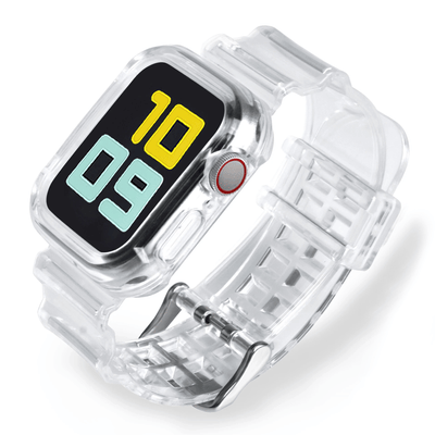 Transparent Sports Watch Band With Built In Case