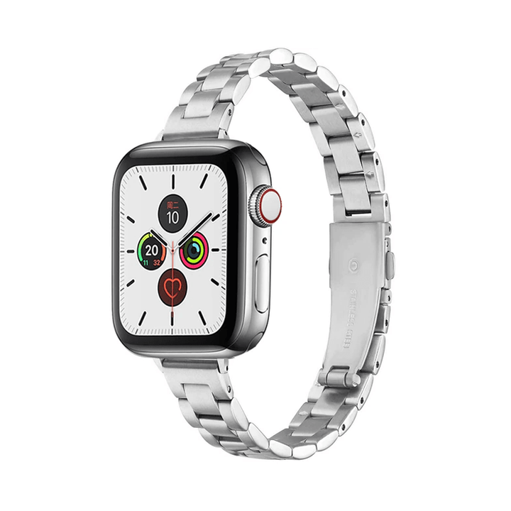 Slim Stainless Steel Watch Band Silver / 38mm, 40mm & 41mm DP210618S01&DP18111200