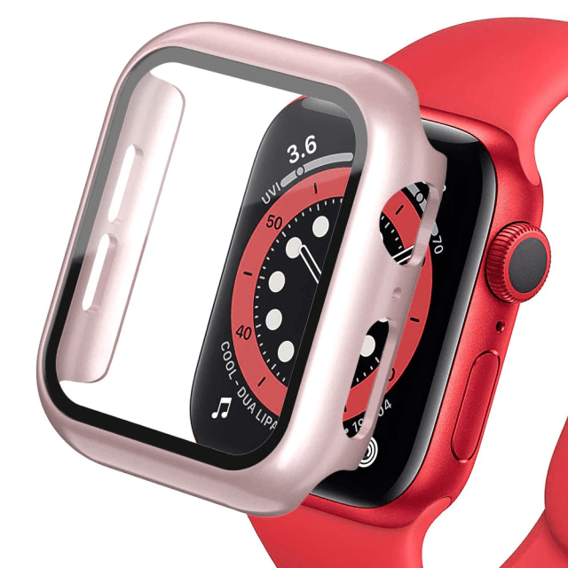 Tempered Glass Protective Watch Case Rose Gold / 49mm DP220909313