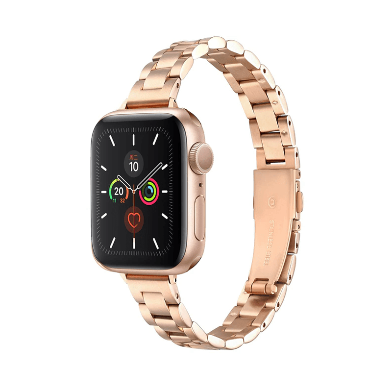 Slim Stainless Steel Watch Band Rose Gold / 38mm, 40mm & 41mm DP210618S05&DP18111200