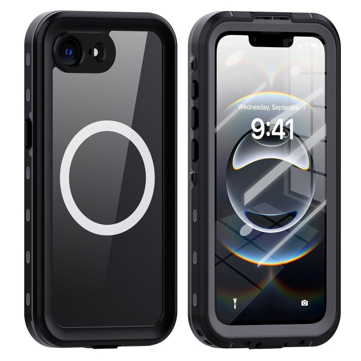 Waterproof Phone Case With Magnetic Charging iPhone 16e Black Parkfield Supplies