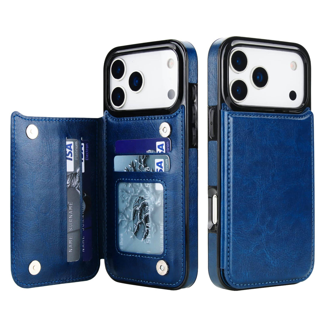 Flip Leather Phone Wallet Case
