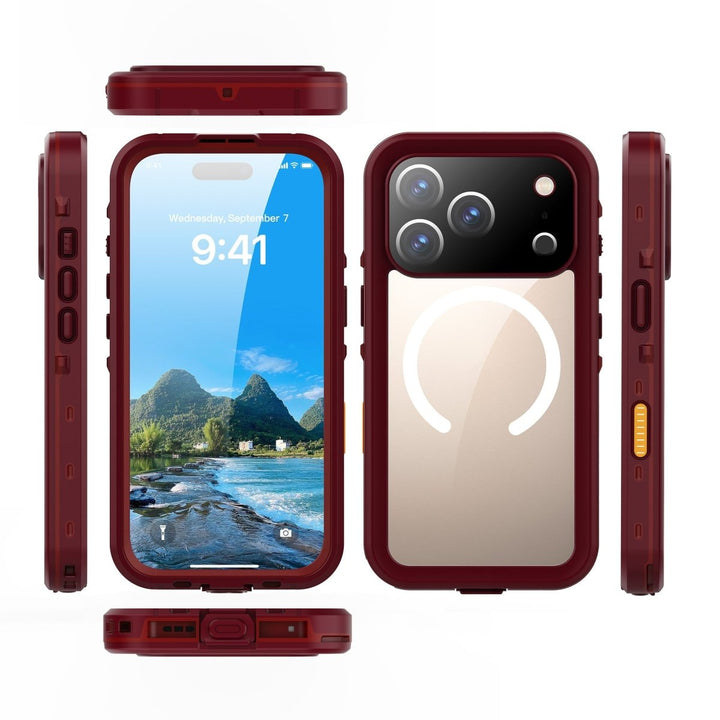 Waterproof Phone Case With Magnetic Charging iPhone 14 Black Parkfield Supplies