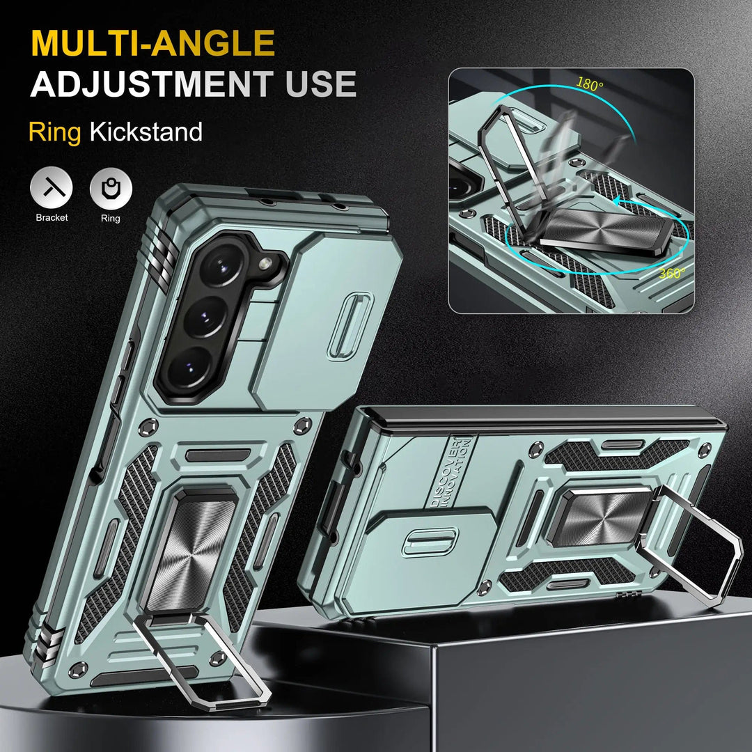 Magnetic Case With Kickstand & Camera Cover For Samsung Z Fold