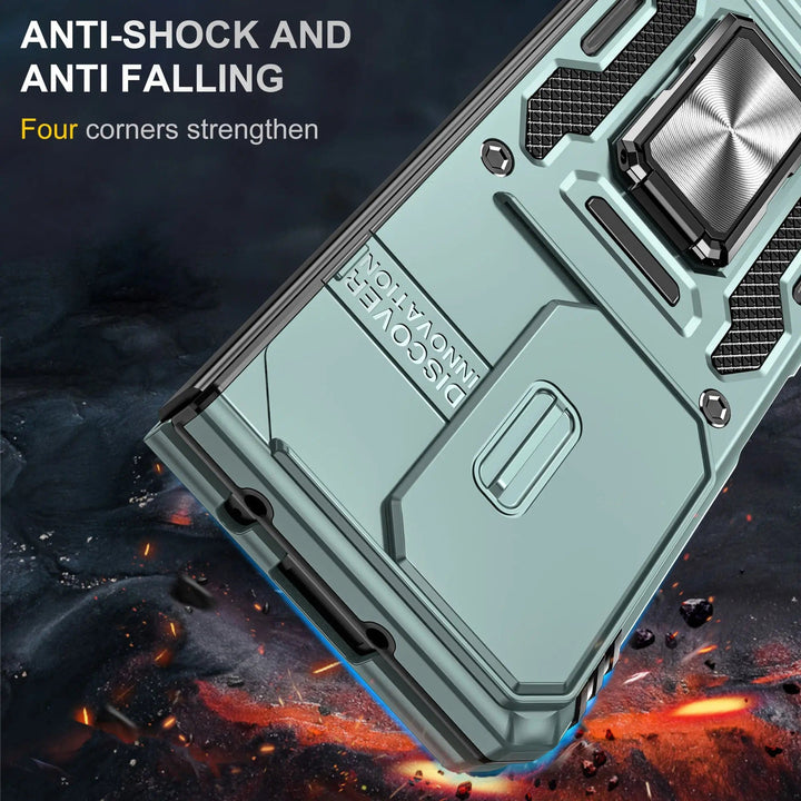 Magnetic Case With Kickstand & Camera Cover For Samsung Z Fold
