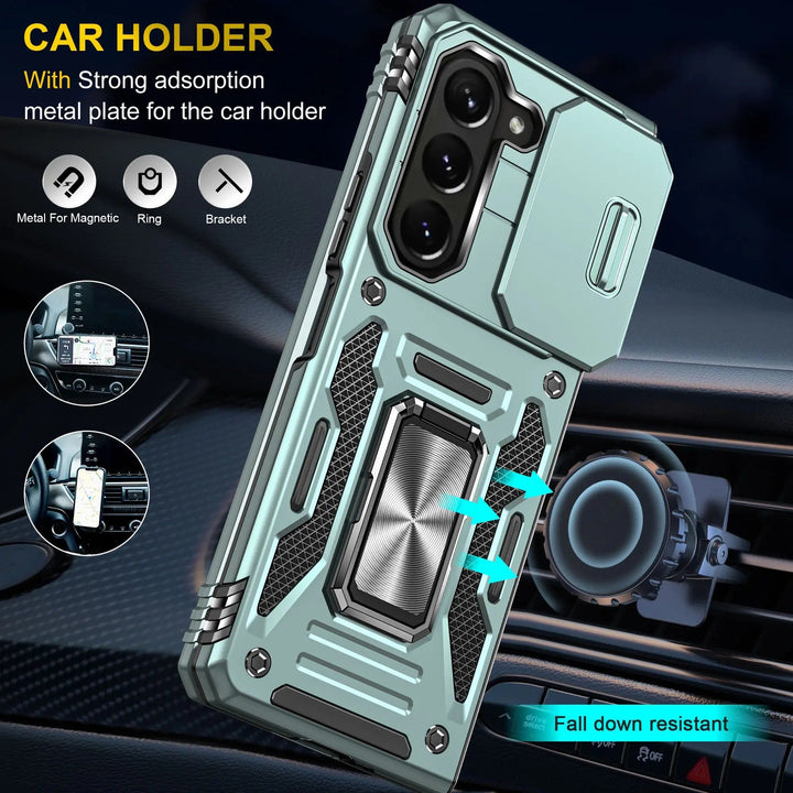 Magnetic Case With Kickstand & Camera Cover For Samsung Z Fold