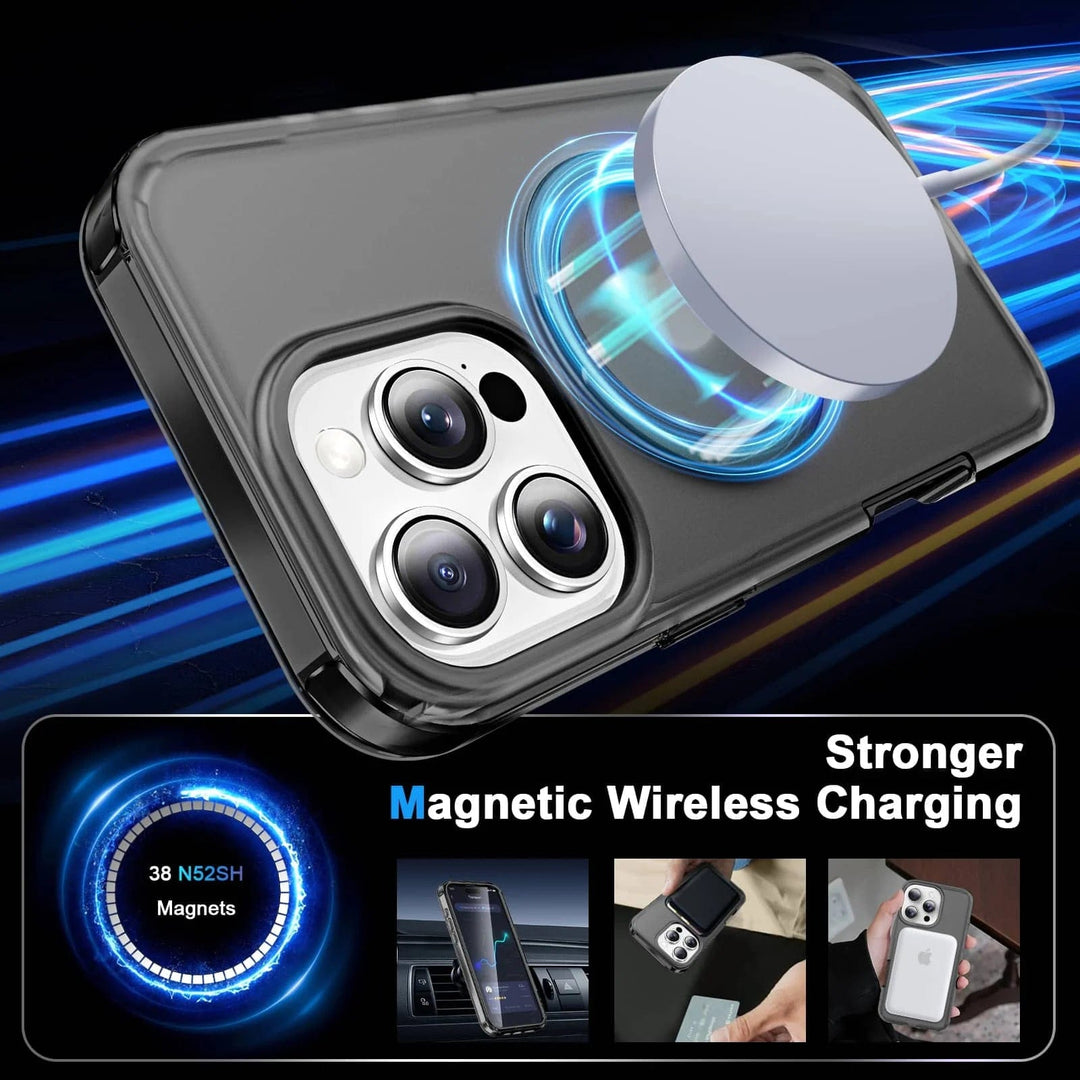 Protective Matte Phone Case With Kickstand