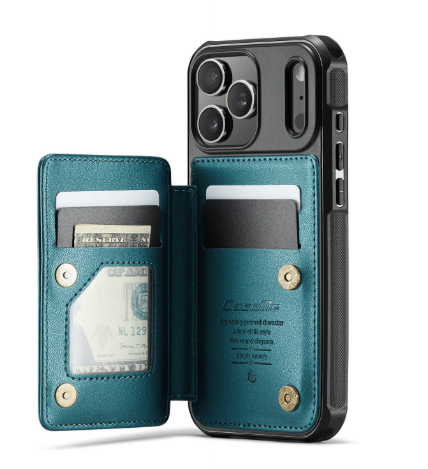 RFID Flip Leather Wallet Phone Case iPhone 15 Purple Parkfield Supplies