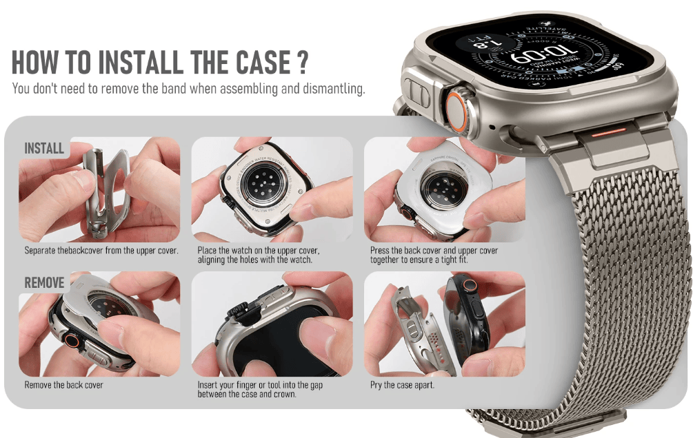 Metal Case With Screen Protector