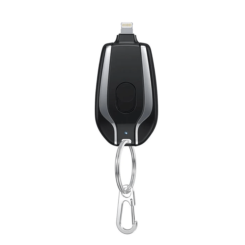 Keychain Phone Charger Black / Apple (Lightning) DP231026B102