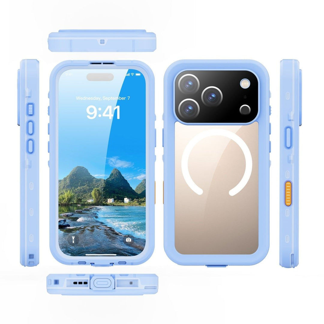 Waterproof Phone Case With Magnetic Charging iPhone 14 Black Parkfield Supplies