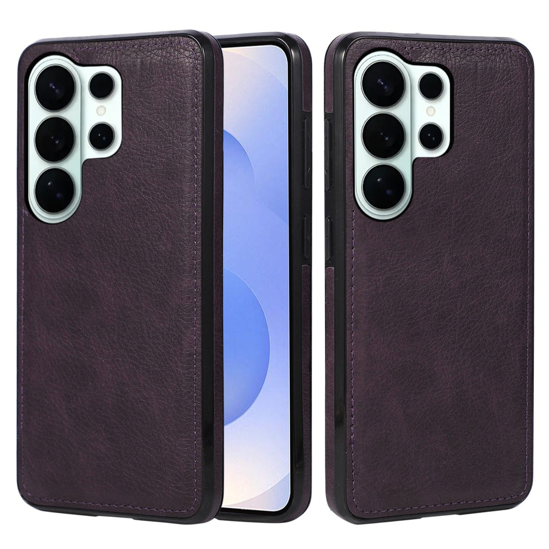 Slim Leather Case For Samsung Galaxy Galaxy S22 / Purple CM20260310-A-01-S22-Purple