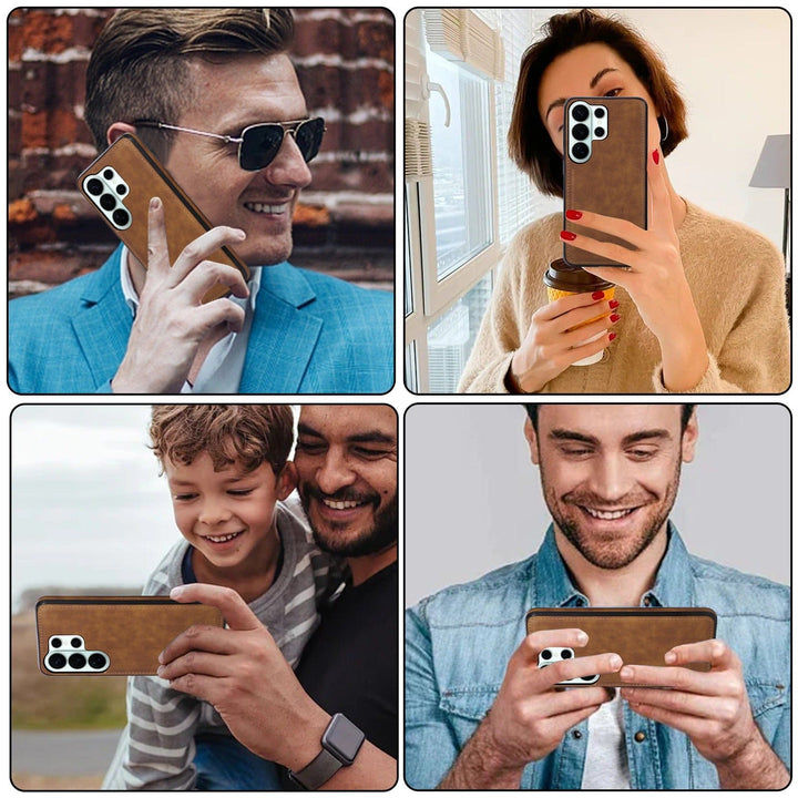 Slim Leather Case For Samsung Galaxy