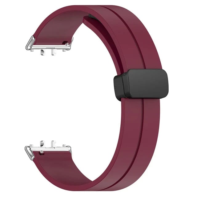 Magnetic Sports Band For Samsung Fit wine red / CHINA / for Galaxy Fit 3 200000049:2792782423;200007763:201336100;200000051:100016948