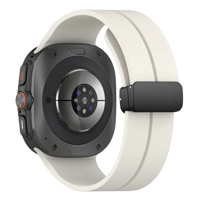 Magnetic Silicone Sports Watch Band For Samsung Watch 7 Starlight DX080104
