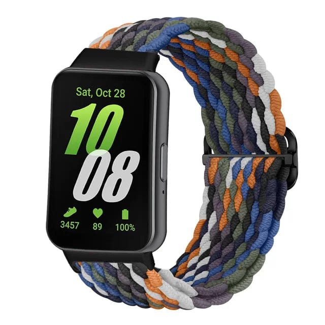 Braided Sports Watch Band For Samsung Galaxy Fit 3 cowboy / For galaxy fit 3 / CHINA 200000049:201449062;200000051:100016944;200007763:201336100