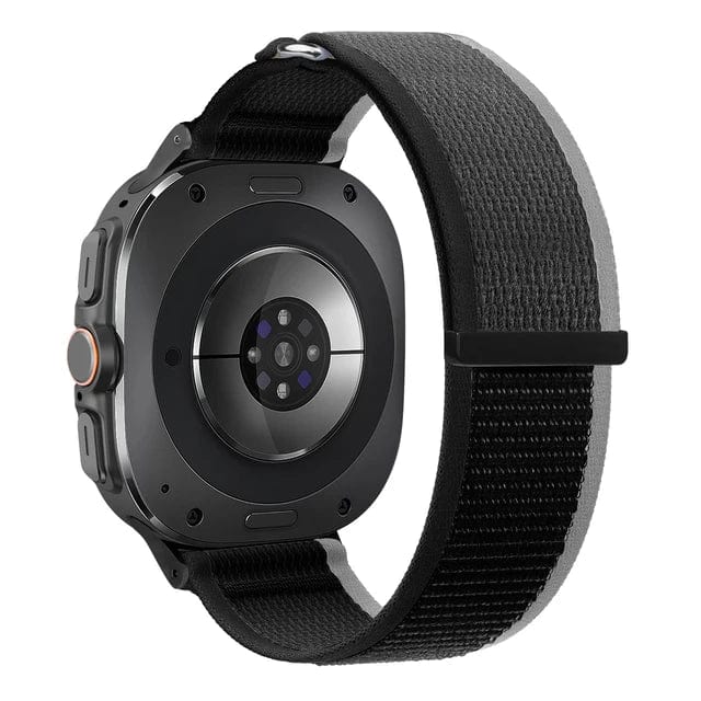 Trail Loop Watch Band For Samsung Watch 7 Black Gray DX0705701